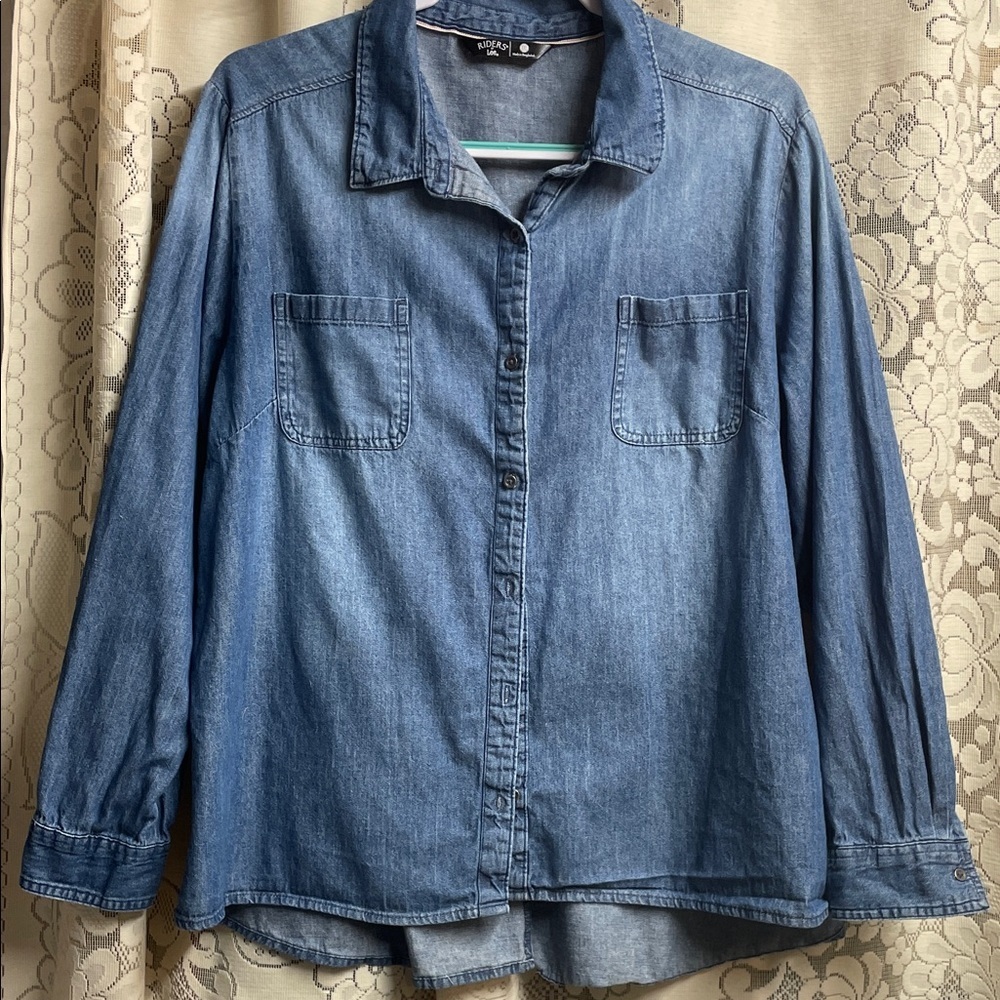 Ladies XX Lee Riders Blue Denim Shirt